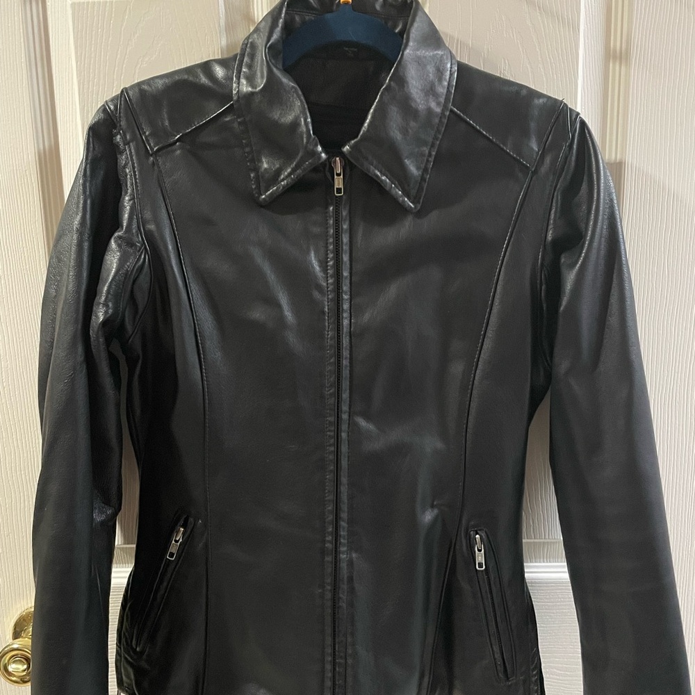 Bikestar Black Leather Women's Jacket